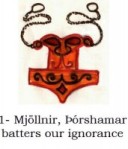 Mjöllnir, Þórshamar batters our ignorance