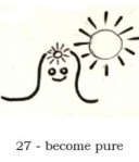 become pure