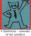 Þjóðvitnir - mistake of the intellect